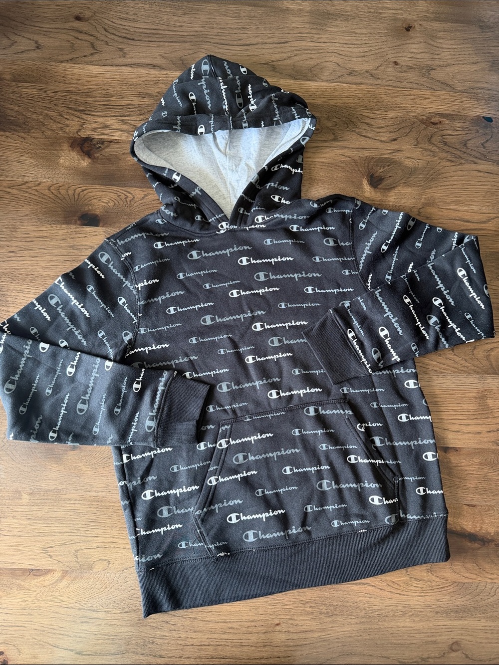Champion Boys Large Black Hoodie